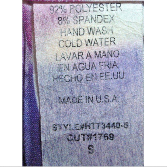 Lipstick Womens Multi-Colored Blouse Size S - Picture 4 of 4